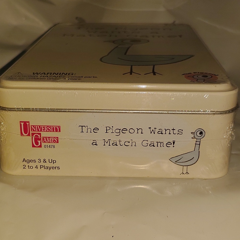 University Games The Pigeon Wants a Match Game! Travel Tin Ages 3+ / 2-4 Players - Picture 10 of 10